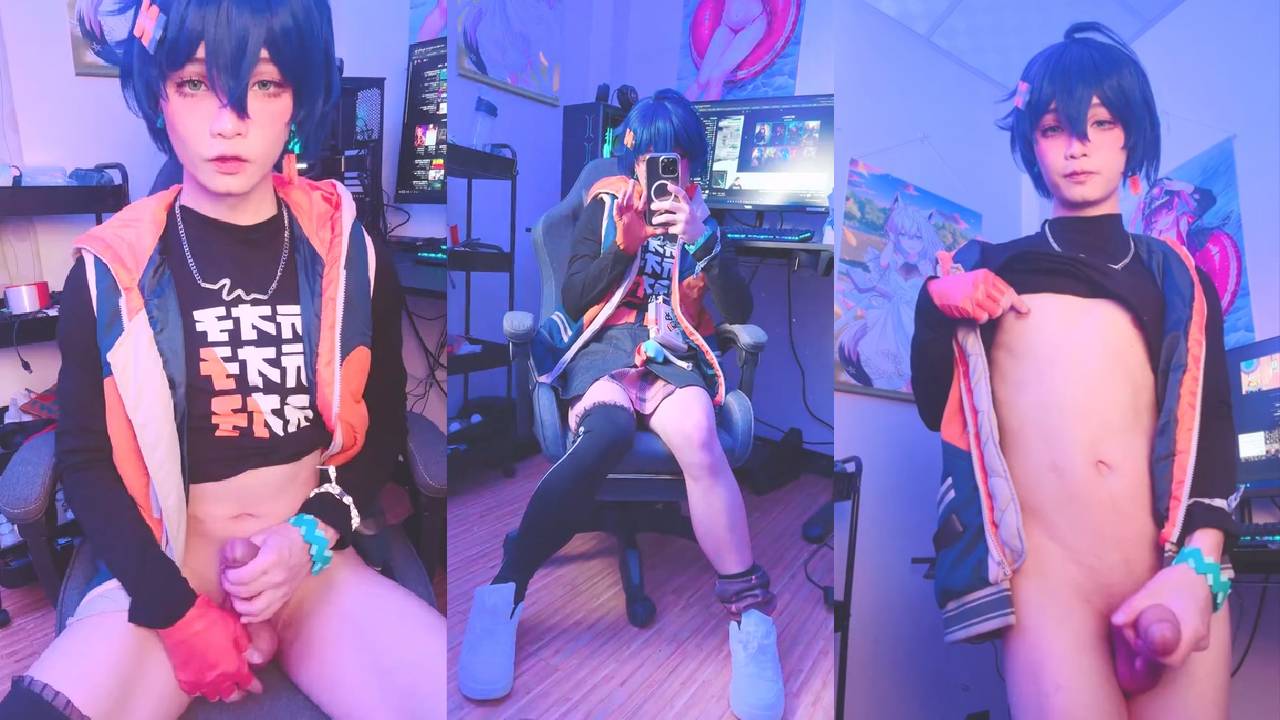 男娘TS用道具把男友弄到高潮