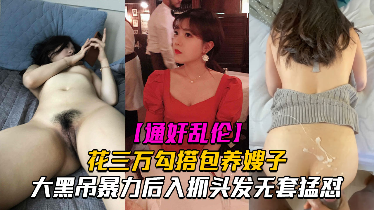 【精品乱伦】通奸乱伦花三万勾搭包养嫂子，大黑吊暴力后入-精品力荐